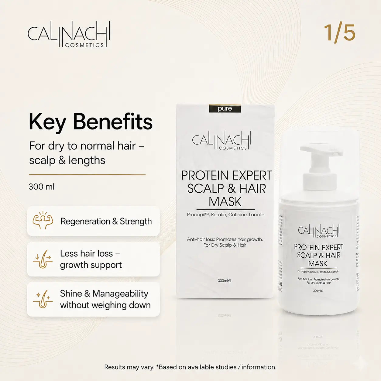 Fiber Damage Repair for Structural Breakage Recovery (With Follicle Support) HairCare Sets CALINACHI Cosmetics