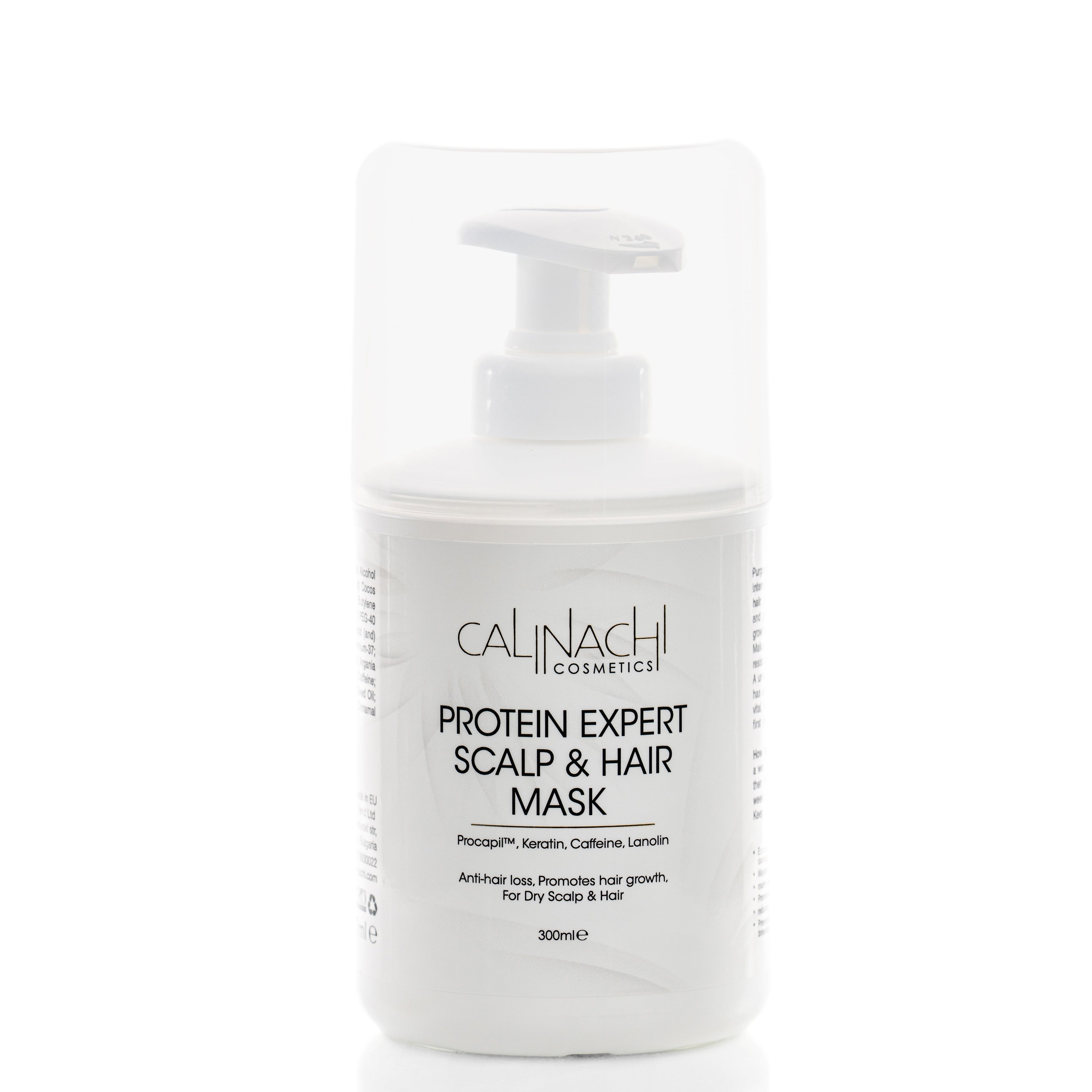 Protein Expert (Trocken bis Normal & Normal) Anti-Haarausfall, Regenerierende Maske für Kopfhaut und Haar, 300 ml.