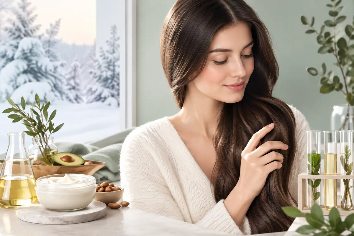 Winter Hair Dryness and Mask Care for Shine