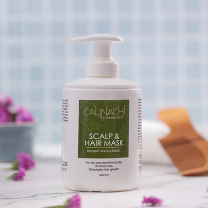 Protein Expert (Normales bis fettiges &amp;amp; fettiges Haar) Anti-Haarausfall, Regenerierende Maske für Kopfhaut und Haar, 300 ml.