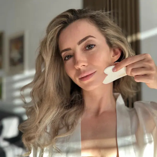 Gua Sha, 100 % natürlicher Quarz