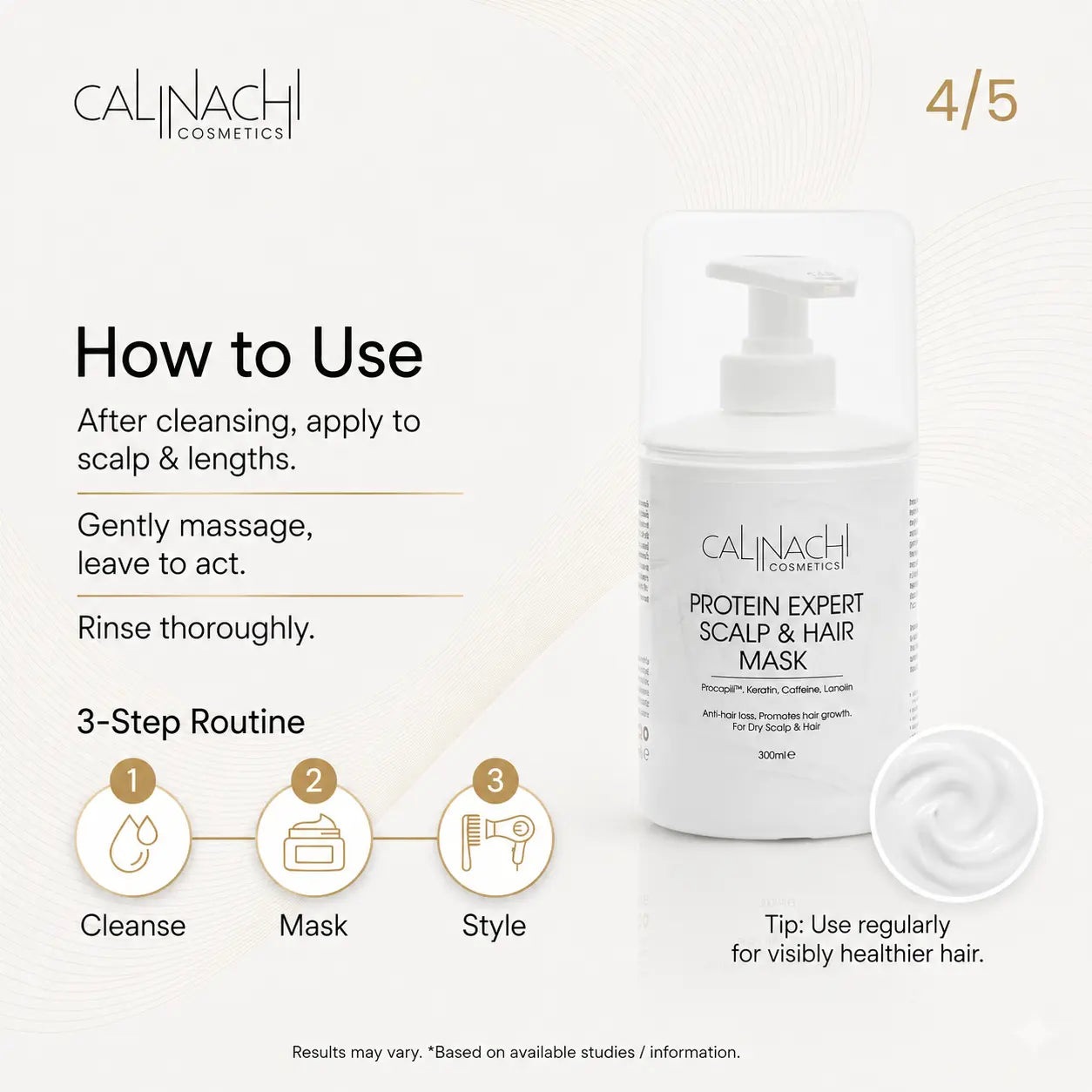 Fiber Damage Repair for Structural Breakage Recovery (With Follicle Support) HairCare Sets CALINACHI Cosmetics