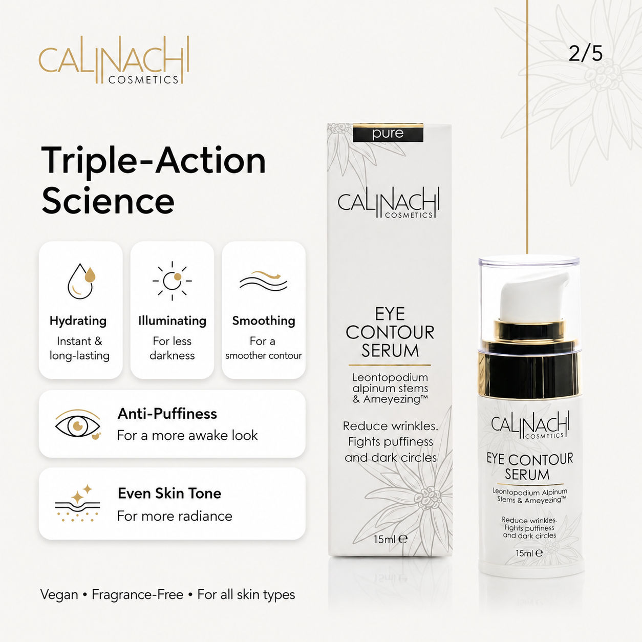 The Ameyezing Eye Contour Serum, 15ml. skincare CALINACHI Cosmetics