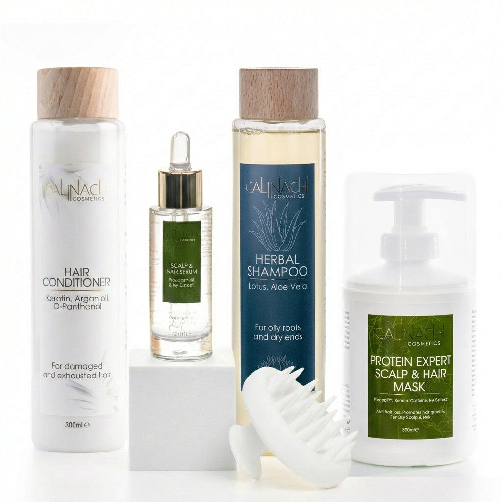 Komfort des Kopfhautmikrobioms / Schuppenneigung Schuppige / Fettige Kopfhaut